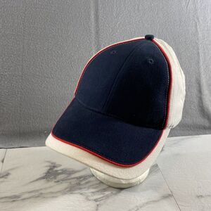 Unbranded‎ Hat Mens White Blue Red Plain Strapback Adjustable